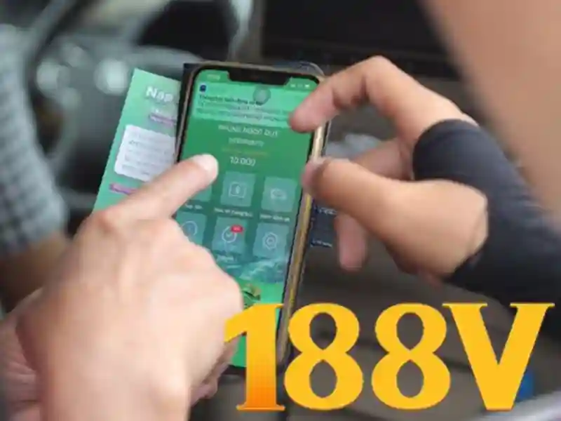 Giao diện trang chủ 188v hiện đại và thân thiện với người dùng